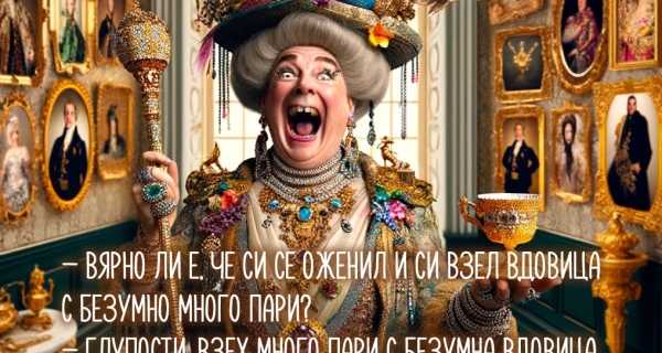 Вдовица с пари