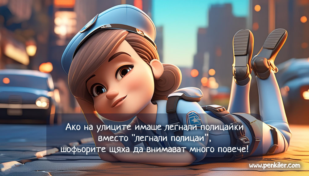 Легнали полицайки
