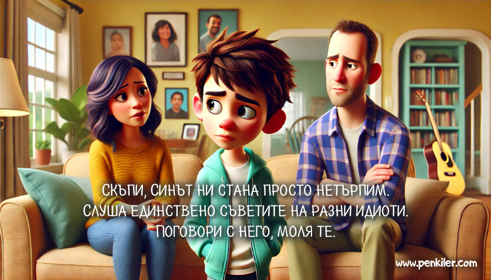 Посъветвай го, моля те!