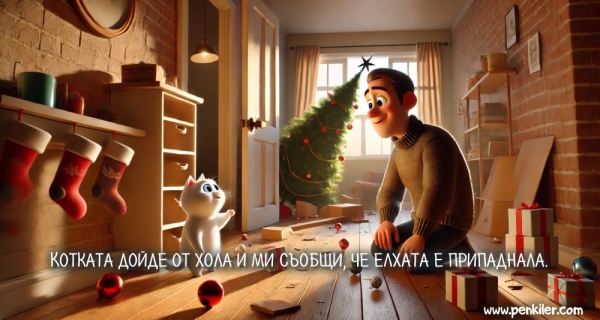 На елхата й прилоша...