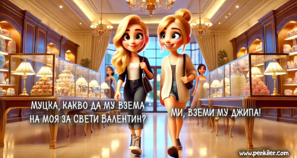 Какво да му взема?
